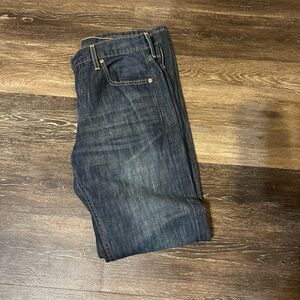 Levi's Dark Indigo Straight Jeans